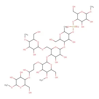 53124-00-8 Fosfáit Tuairisce Hiodrocsapróipil C44H79O35P